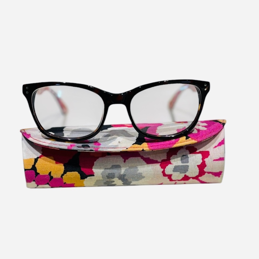 Vera Bradley Pixie Bloom Glasses with Stylish Floral Case - Picture 1 of 6